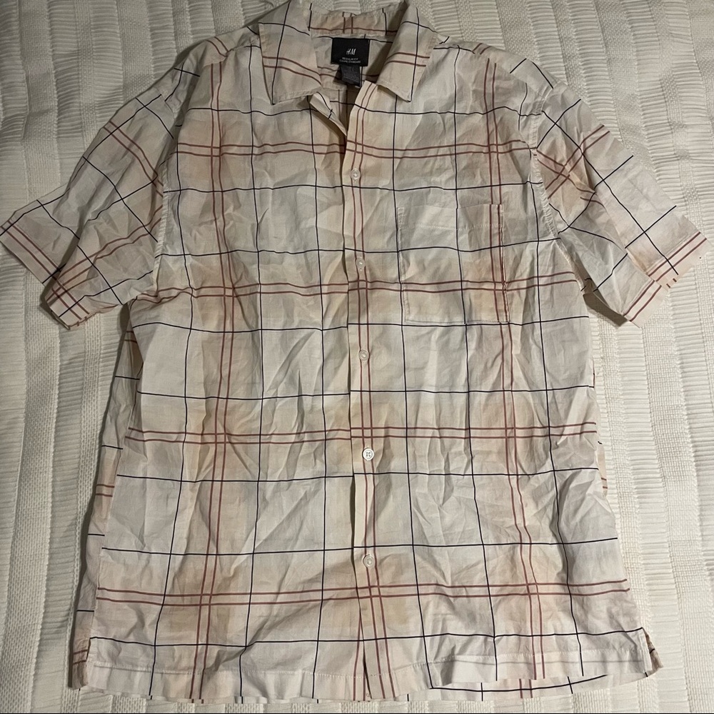 H&M plaid button up. Size Small.
